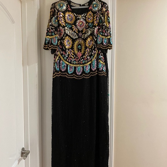 Sequin Evening Gown-Plus Size 2x - Picture 2 of 5